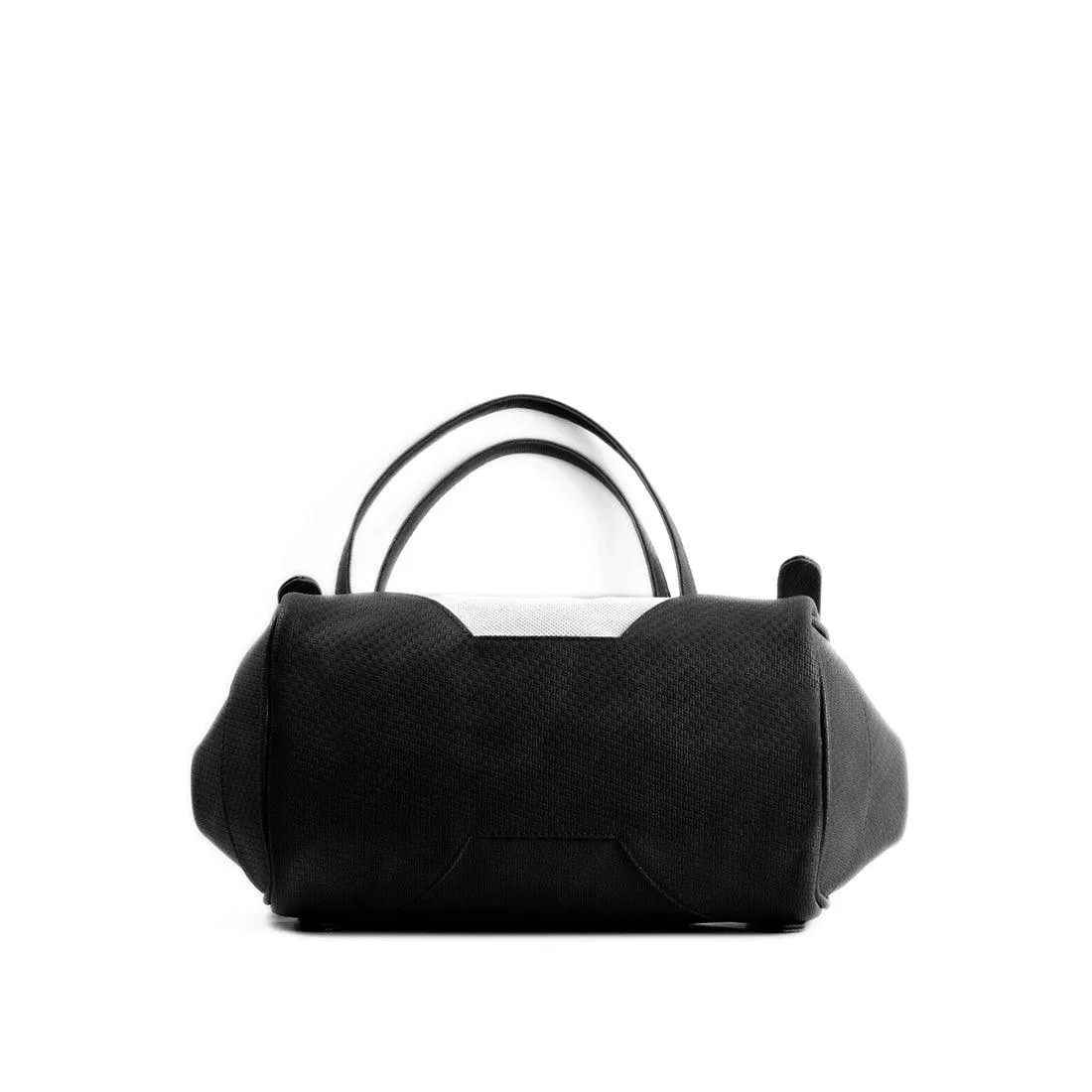 Black Leather Tote Bag Cute Pets
