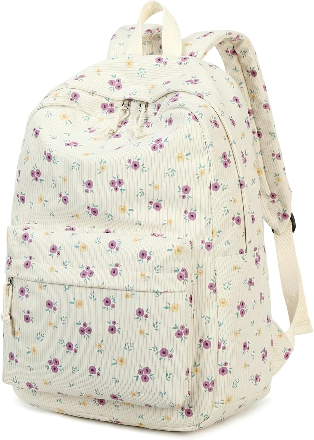 Bluboon Backpack for School Girls Women, Cute Corduroy Laptop Bookbag for Kids Teens, Durable Girls Lightweight Backpack