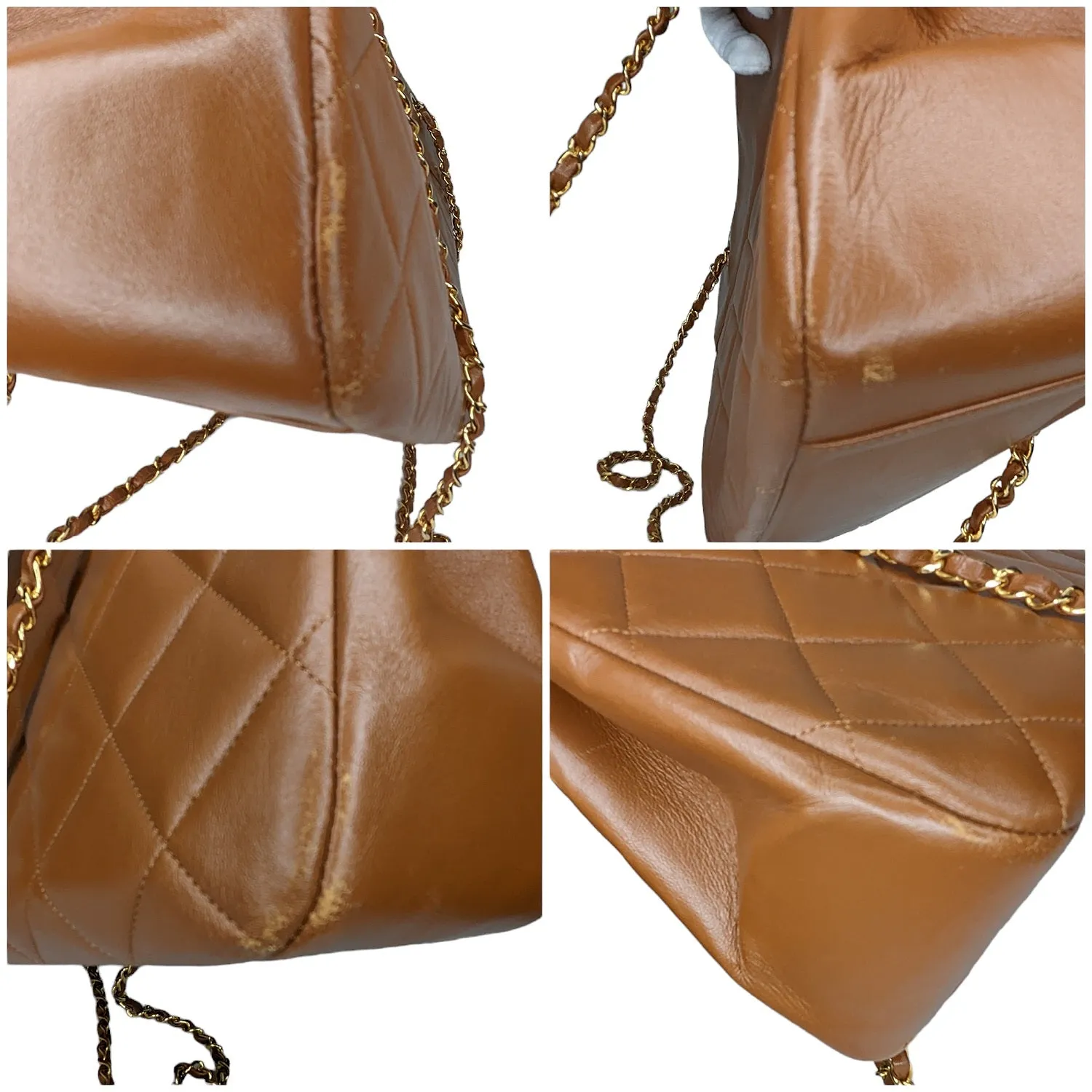 Chanel bag Vintage Matelassé Chain Leather Shoulder Bag & Wallet