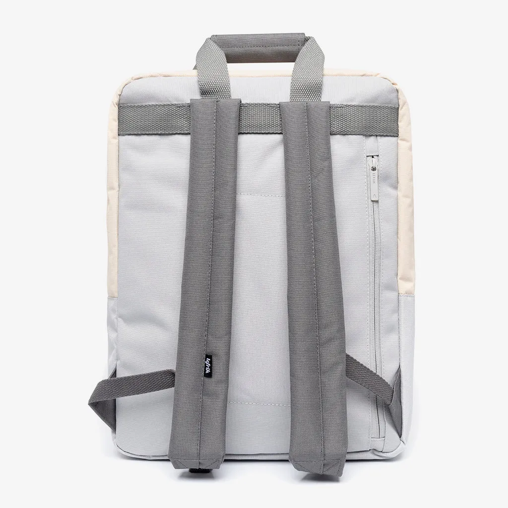 Daily 15" Backpack Concrete Block White