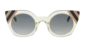 FENDI FF 0240/S 04OG Yellow Cat Eye Sunglasses