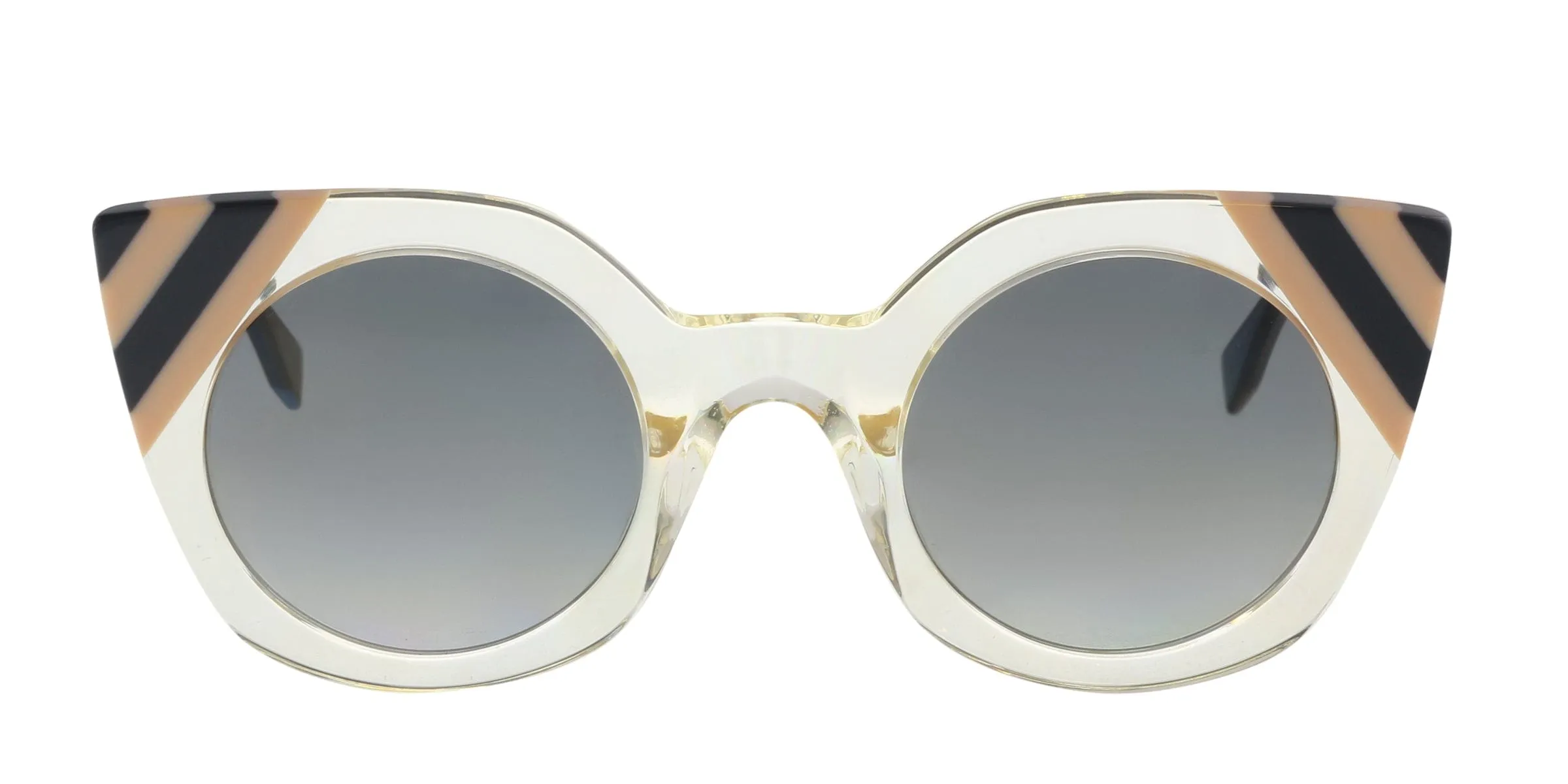 FENDI FF 0240/S 04OG Yellow Cat Eye Sunglasses