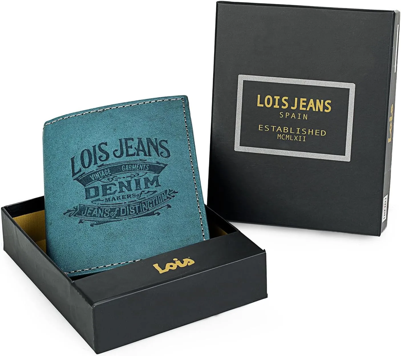 Lois - Wallets for Men, Leather Wallets for Men, Leather Wallet with Coin Purse and Multiple Compartments, Wallets and Purses. Men's Wallet. RFID 201718