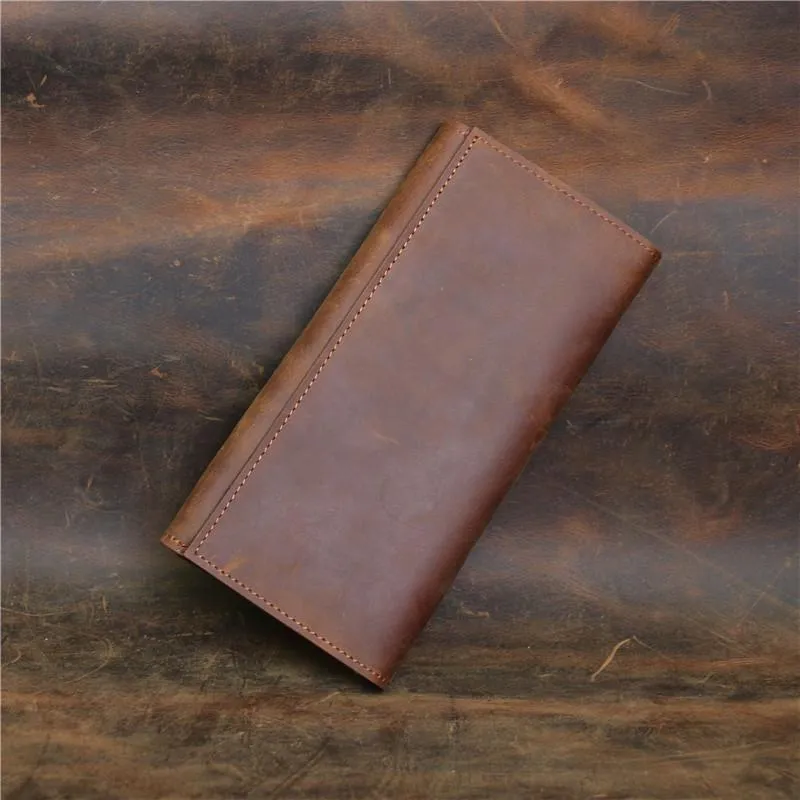 Retro Bifold Minimalist Leather Wallet