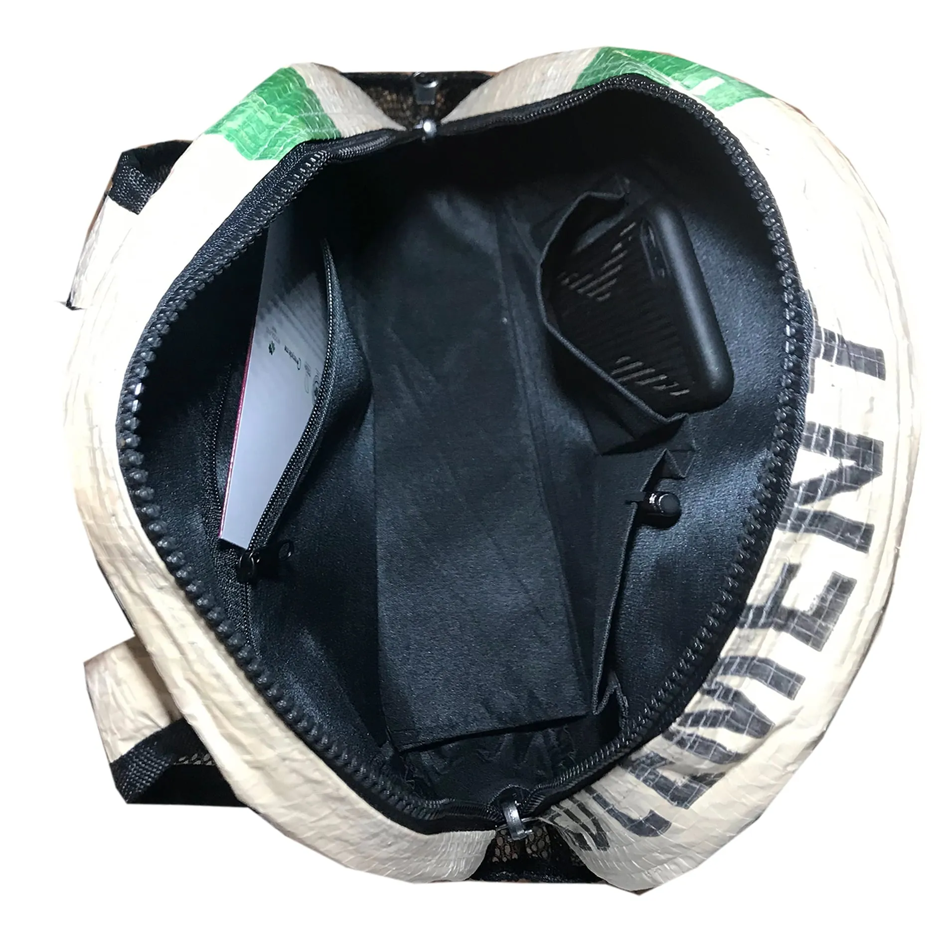 Small backpacks with fish prints