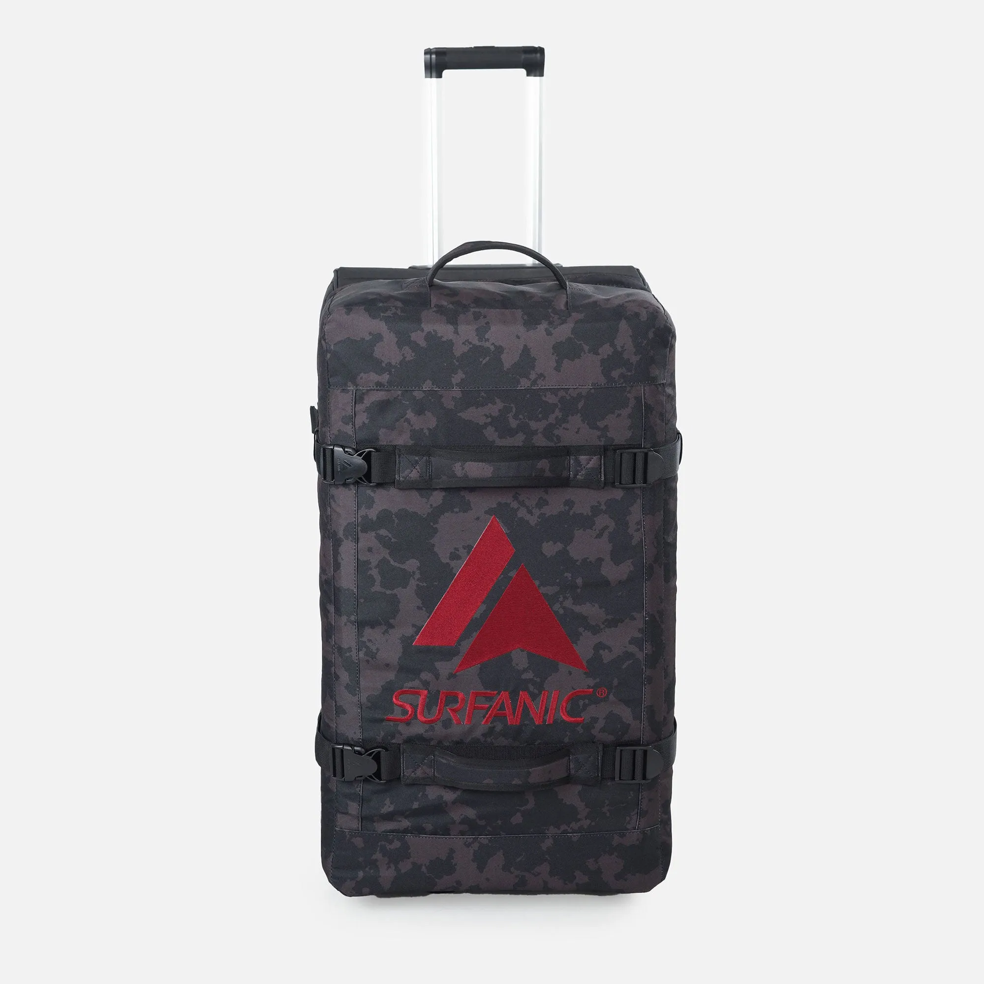 Surfanic Maxim 3.0 120L Roller Bag - Black Map