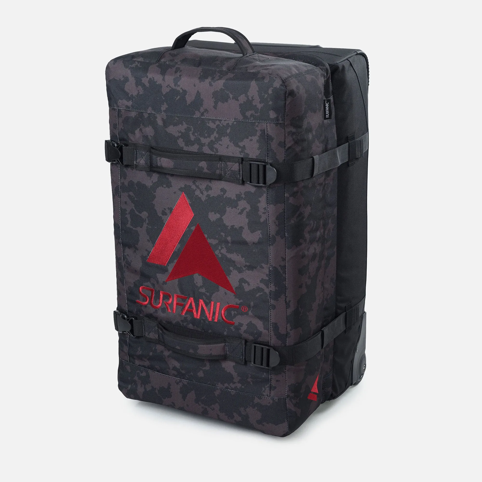 Surfanic Maxim 3.0 120L Roller Bag - Black Map