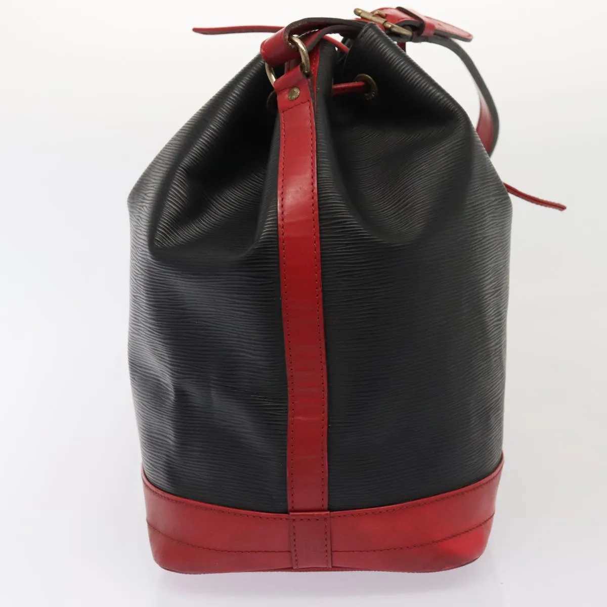Trendy Inspired Louis Vuitton Epi Noe Shoulder Bag By Color Black Red M44017 Lv Auth 86988