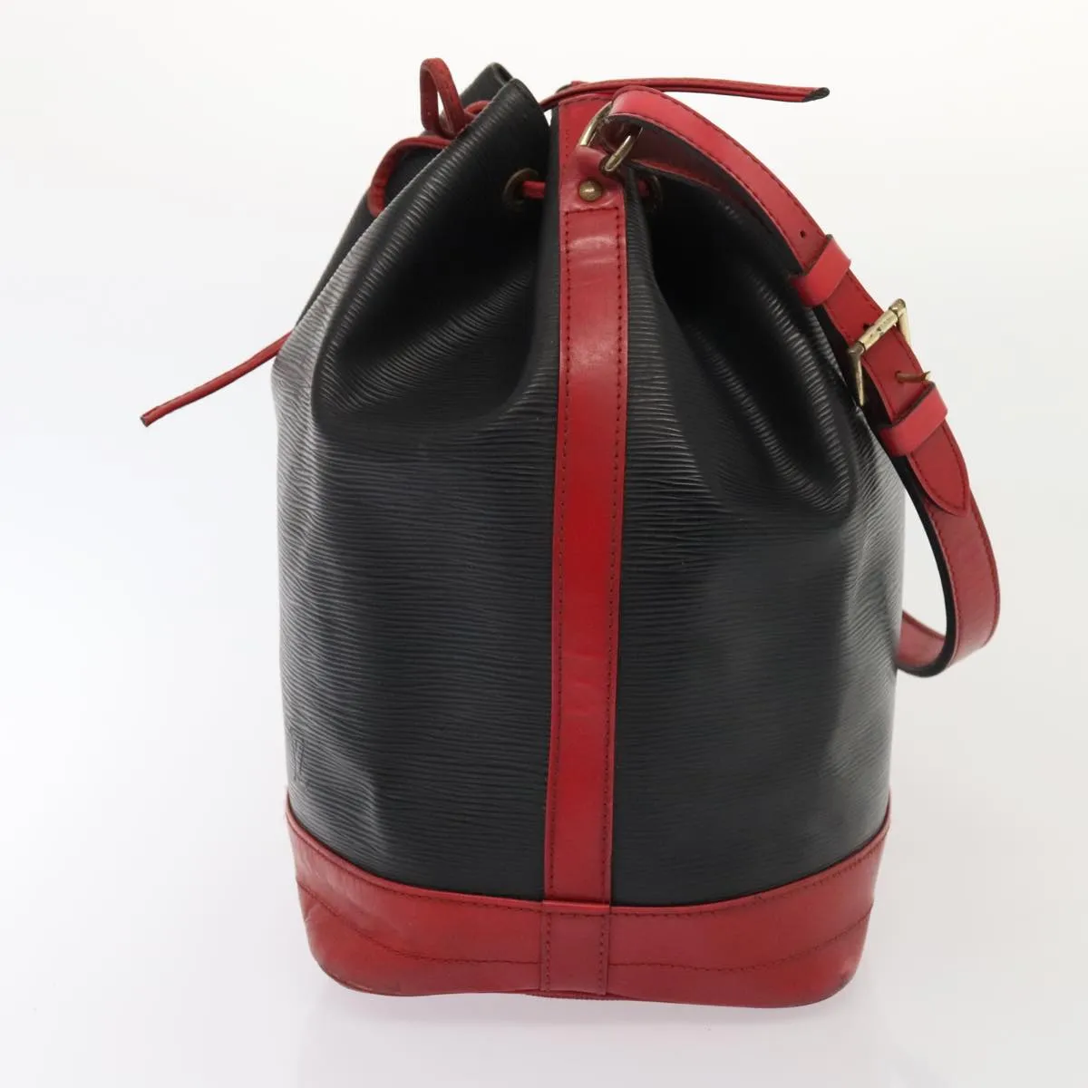 Trendy Inspired Louis Vuitton Epi Noe Shoulder Bag By Color Black Red M44017 Lv Auth 86988
