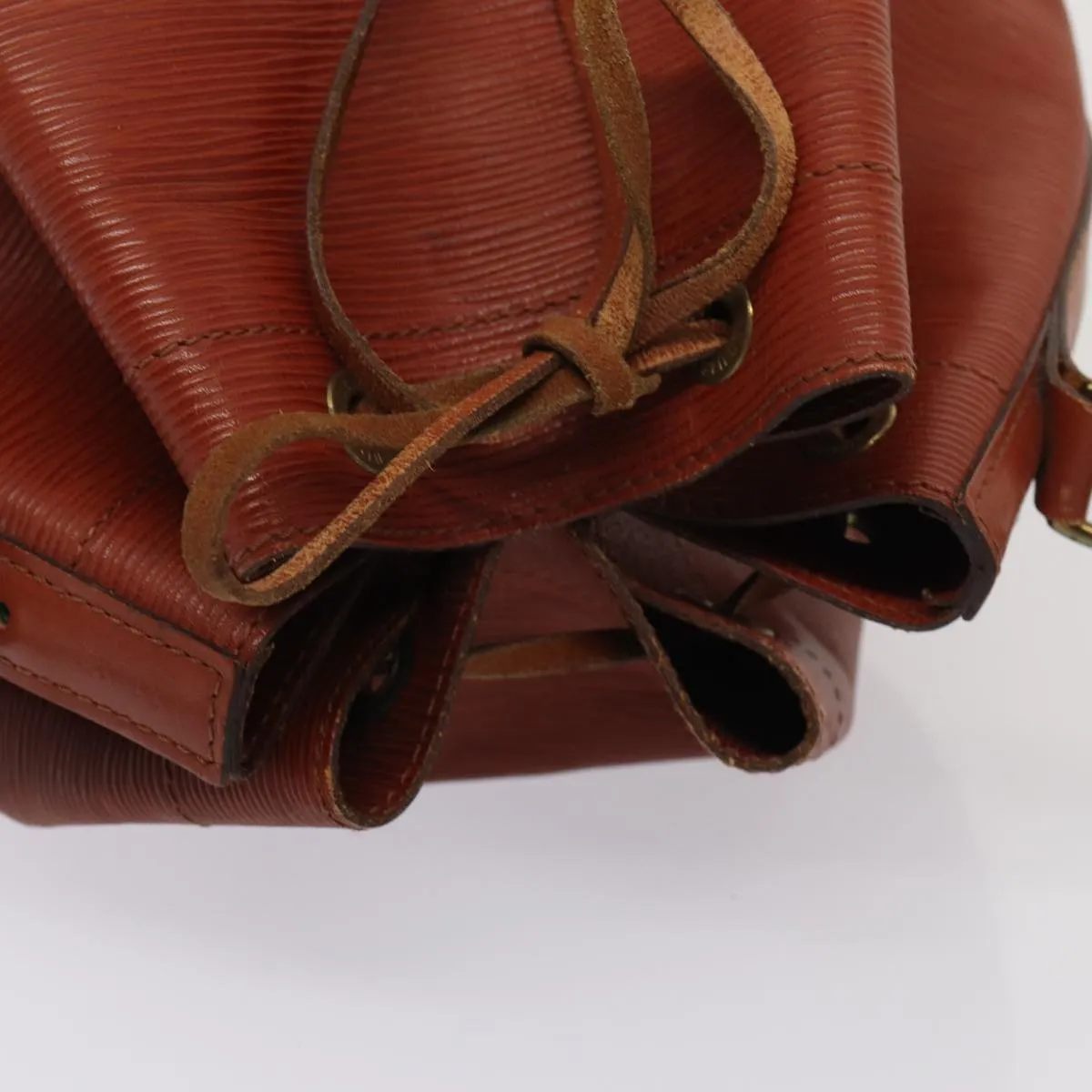 Trendy Inspired Louis Vuitton Epi Petit Noe Shoulder Bag Brown M44103 Lv Auth 87924
