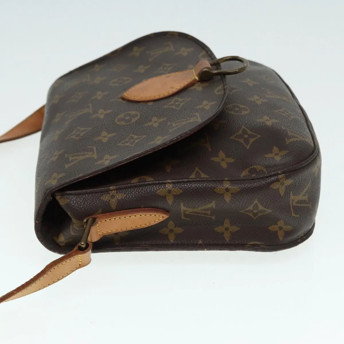 Trendy Inspired Louis Vuitton Monogram Saint Cloud Gm Shoulder Bag M51242 Lv Auth 86975