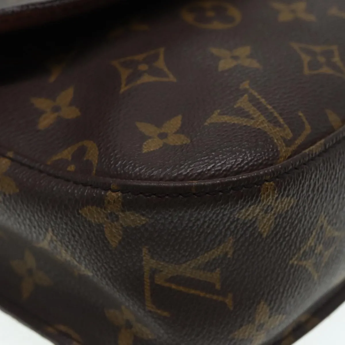 Trendy Inspired Louis Vuitton Monogram Saint Cloud Gm Shoulder Bag M51242 Lv Auth 86975