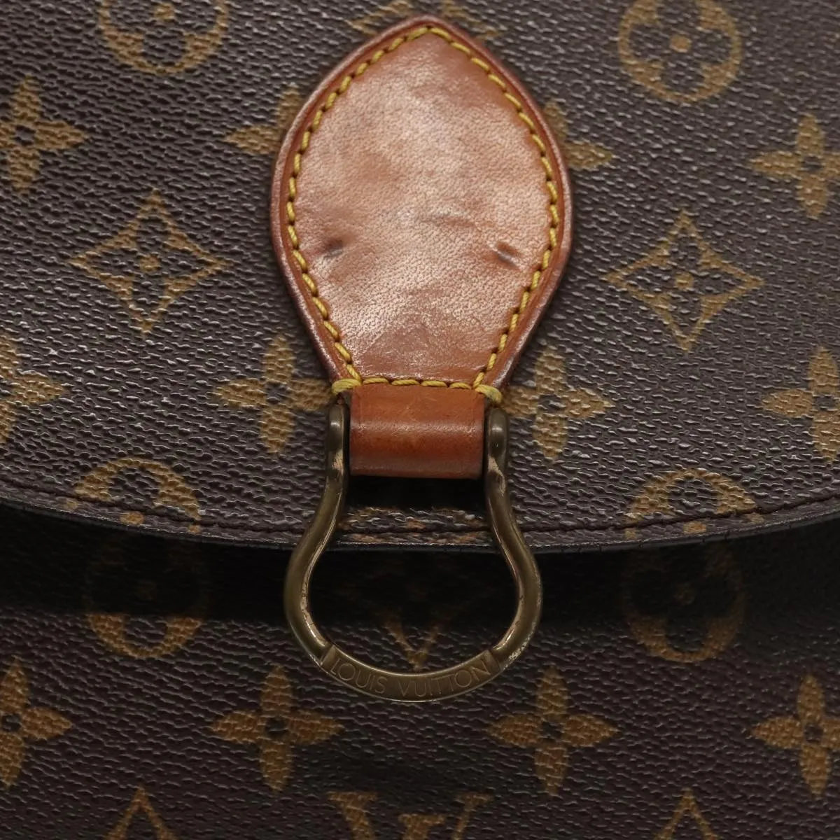 Trendy Inspired Louis Vuitton Monogram Saint Cloud Gm Shoulder Bag M51242 Lv Auth Ki4818