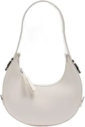 Underarm Bag Solid Color Casual Texture Fashion One Shoulder French Niche Crescent Shape